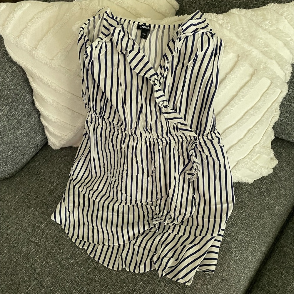 Express stripped dress